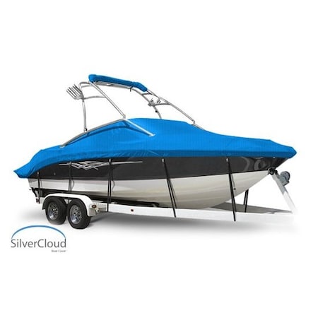 Eevelle Silvercloud Boat Cover V HULL RUNABOUT Ski Tower Inboard 19' 6in. L 102in. W Royal SCVSKT19102-RYL